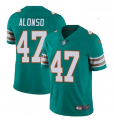 Mens Nike Miami Dolphins 47 Kiko Alonso Aqua Green Alternate Vapor Untouchable Limited Player NFL Jersey