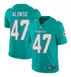 Mens Nike Miami Dolphins 47 Kiko Alonso Aqua Green Team Color Vapor Untouchable Limited Player NFL Jersey