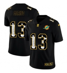 Miami Dolphins 13 Dan Marino Men Nike Carbon Black Vapor Cristo Redentor Limited NFL Jersey
