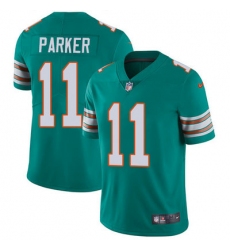 Nike Dolphins #11 DeVante Parker Aqua Green Alternate Mens Stitched NFL Vapor Untouchable Limited Jersey
