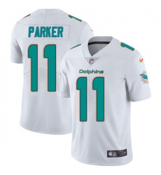 Nike Dolphins #11 DeVante Parker White Mens Stitched NFL Vapor Untouchable Limited Jersey