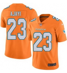 Nike Dolphins #23 Jay Ajayi Orange Mens Stitched NFL Limited Rush Jersey