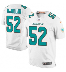 Nike Dolphins #52 Raekwon McMillan White Mens Stitched NFL New Elite Jersey