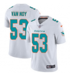 Nike Dolphins 53 Kyle Van Noy White Men Stitched NFL Vapor Untouchable Limited Jersey