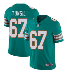 Nike Dolphins #67 Laremy Tunsil Aqua Green Alternate Mens Stitched NFL Vapor Untouchable Limited Jersey