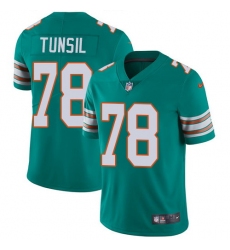 Nike Dolphins #78 Laremy Tunsil Aqua Green Alternate Mens Stitched NFL Vapor Untouchable Limited Jersey