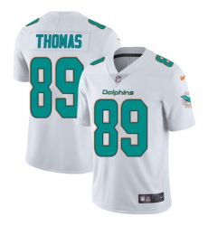 Nike Dolphins #89 Julius Thomas White Mens Stitched NFL Vapor Untouchable Limited Jersey
