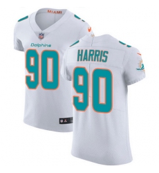 Nike Dolphins #90 Charles Harris White Mens Stitched NFL Vapor Untouchable Elite Jersey