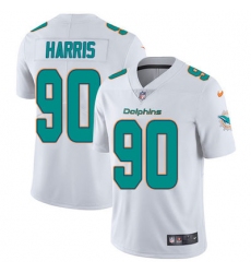 Nike Dolphins #90 Charles Harris White Mens Stitched NFL Vapor Untouchable Limited Jersey