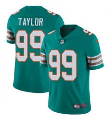 Nike Dolphins #99 Jason Taylor Aqua Green Alternate Mens Stitched NFL Vapor Untouchable Limited Jersey