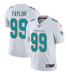 Nike Dolphins #99 Jason Taylor White Mens Stitched NFL Vapor Limited Untouchable