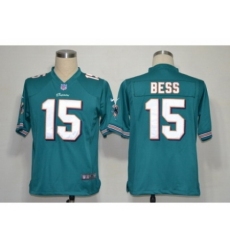 Nike Miami Dolphins 15 Davone Bess Green Game NFL Jersey
