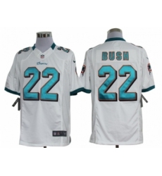 Nike Miami Dolphins 22 Reggie Bush White Limited NFL Jersey