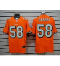 Nike Miami Dolphins 58 Karlos Dansby Orange Elite NFL Jersey