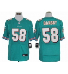 Nike Miami Dolphins 58 Karlos Dansby green Elite NFL Jersey