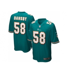 Nike Miami Dolphins 58 Karlos Dansby green Game NFL Jersey