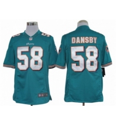 Nike Miami Dolphins 58 dansby green Limited NFL Jersey