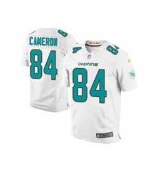 Nike Miami Dolphins 84 Jordan Cameron White Elite NFL Jersey
