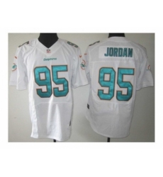 Nike Miami Dolphins 95 Dion Jordan white Elite NFL Jersey