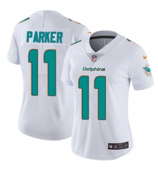 Nike Dolphins #11 DeVante Parker White Womens Stitched NFL Vapor Untouchable Limited Jersey
