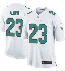 Nike Dolphins #23 Jay Ajayi White Youth Stitched NFL Elite Jersey