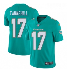 Youth Nike Miami Dolphins 17 Ryan Tannehill Elite Aqua Green Team Color NFL Jersey