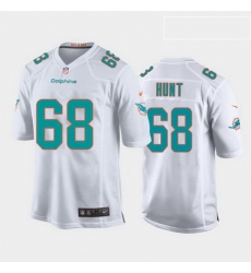 youth robert hunt miami dolphins white game jersey 