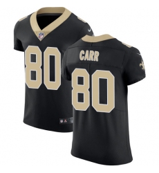 Elite Nike Black Mens Austin Carr Home Jersey NFL 80 New Orleans Saints Vapor Untouchable