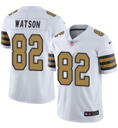 Limited Nike White Mens Benjamin Watson Jersey NFL 82 New Orleans Saints Rush Vapor Untouchable