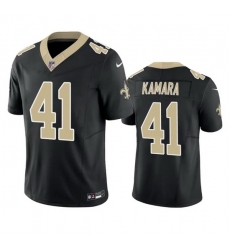Men New Orleans Saints 41 Alvin Kamara Black 2023 F U S E  Vapor Untouchable Limited Stitched Jersey