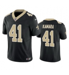 Men New Orleans Saints 41 Alvin Kamara Black 2023 F.U.S.E. Vapor Untouchable Limited Stitched Jersey