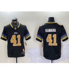 Men New Orleans Saints 41 Alvin Kamara Black 2024 F U S E Vapor Limited Stitched Jersey 1