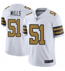 Men New Orleans Saints 51 Sam Mills Color Rush Limited Jersey
