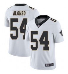 Men New Orleans Saints 54 Kiko Alonso White Vapor Untouchable Limited Jersey