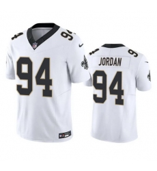 Men New Orleans Saints 94 Cameron Jordan White 2023 F.U.S.E. Vapor Untouchable Limited Stitched Jersey