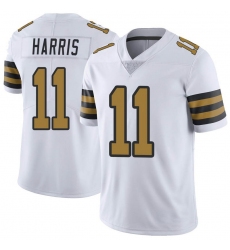 Men New Orleans Saints Deonte Harris #11 Rush Stitched NFL Colo
