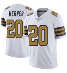 Men New Orleans Saints Pete Werner #20 Rush Stitched NFL Jersey