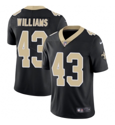 Mens Nike New Orleans Saints 43 Marcus Williams Black Team Color Vapor Untouchable Limited Player NFL Jersey