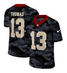 New Orleans Saints 13 Michael Thomas Men Nike 2020 Black CAMO Vapor Untouchable Limited Stitched NFL Jersey