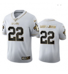 New Orleans Saints 22 Chauncey Gardner Johnson White Gold Jersey