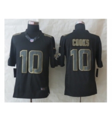 Nike New Orleans Saints 10 Brandin Cooks Black Limited Impact Jersey