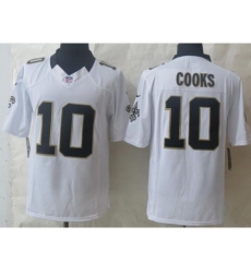 Nike New Orleans Saints 10 Brandin Cooks White Limited NFL Jersey
