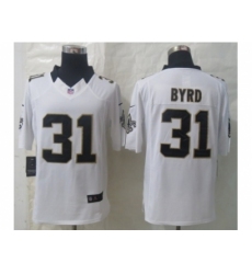 Nike New Orleans Saints 31 Jairus Byrd White Limited NFL Jersey
