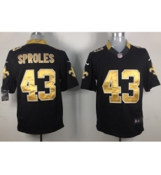 Nike New Orleans Saints 43 Darren Sproles Black LIMITED NFL Jersey