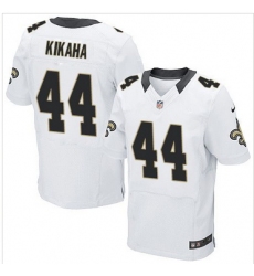 Nike New Orleans Saints #44 Hauoli Kikaha White Mens Stitched NFL Elite Jersey