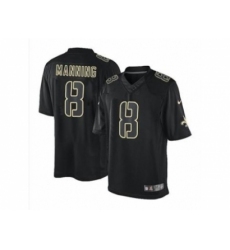 Nike New Orleans Saints 8 Manning black Limited Impact Jersey