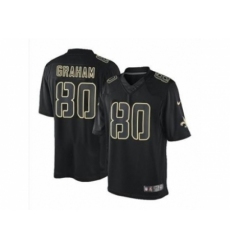 Nike New Orleans Saints 80 Jimmy Graham black Limited Impact Jersey