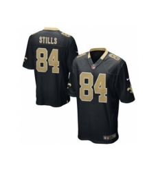 Nike New Orleans Saints 84 Kenny Stills Black Game NFL Jersey