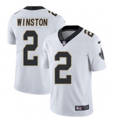 Nike Saints 2 Jameis Winston White Men Stitched NFL Vapor Untouchable Limited Jersey