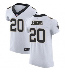 Nike Saints 20 Janoris Jenkins White Men Stitched NFL New Elite Jersey